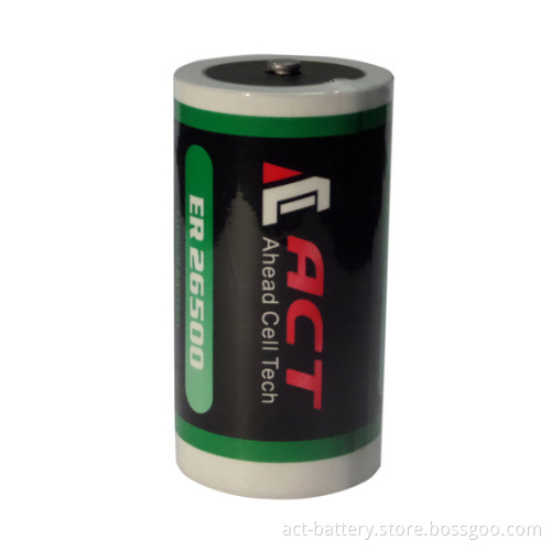 3.6v er26500 lithium battery C size li-socl2 battery